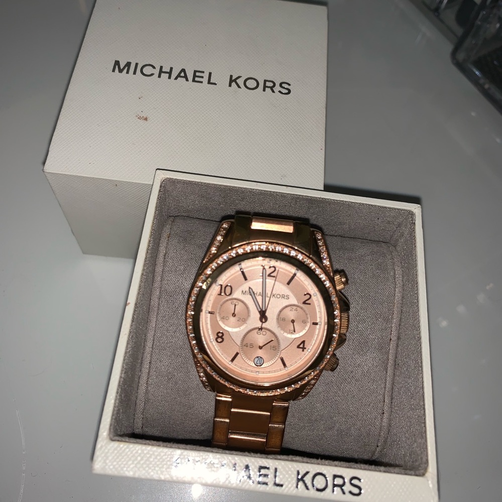 MK PINK GOLD WATCH